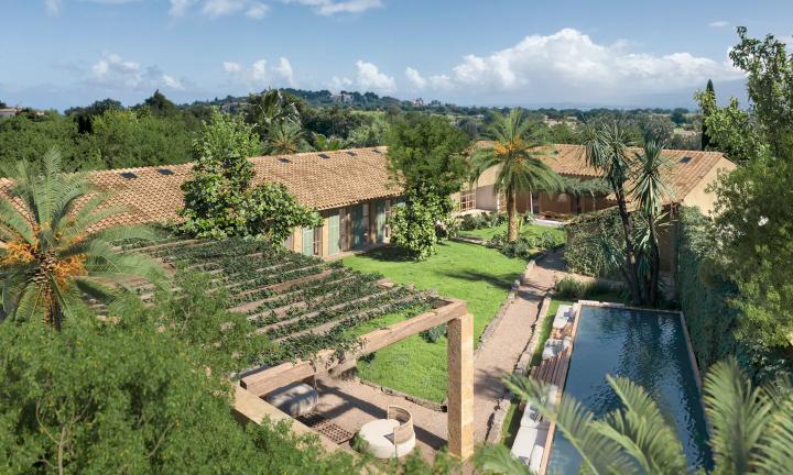 Historische ehemalige Textilfabrik in Establiments in eine Luxusfinca umgewandelt