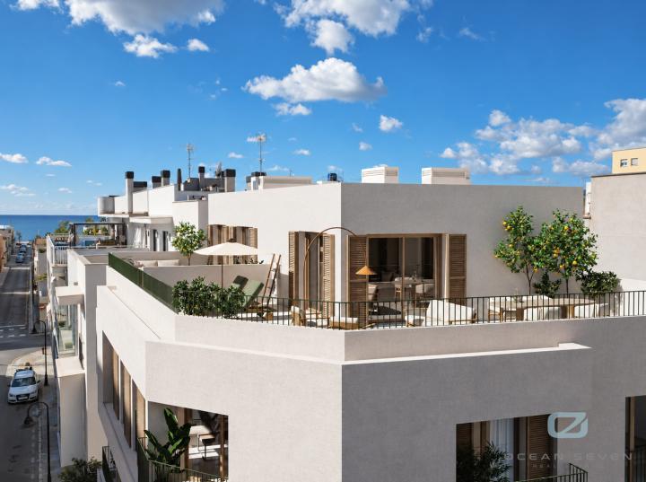 Exklusives Neubau-Penthouse mit zwei privaten Terrassen in Portixol